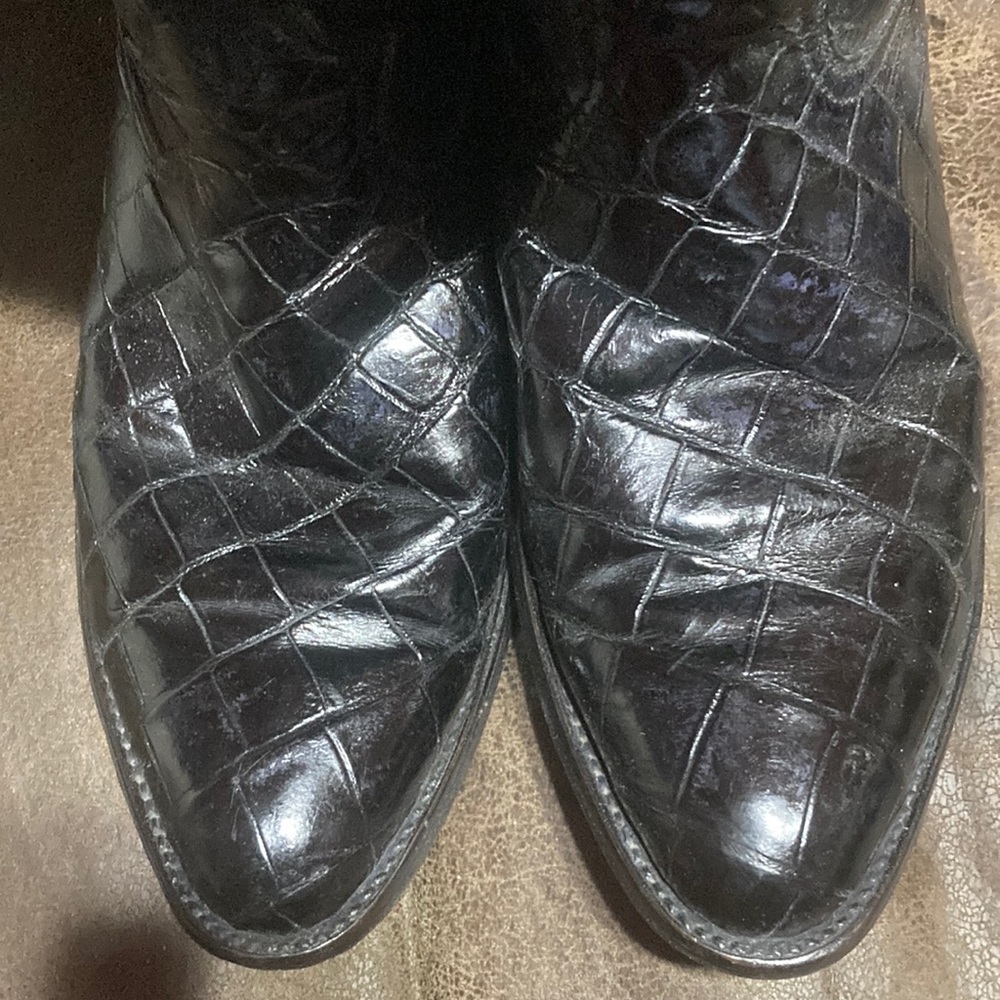 Good used real alligator boots